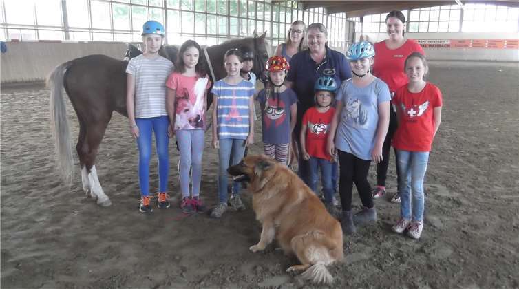 Die Kinder hatten viel Spaß auf dem Reiterhof.Privat