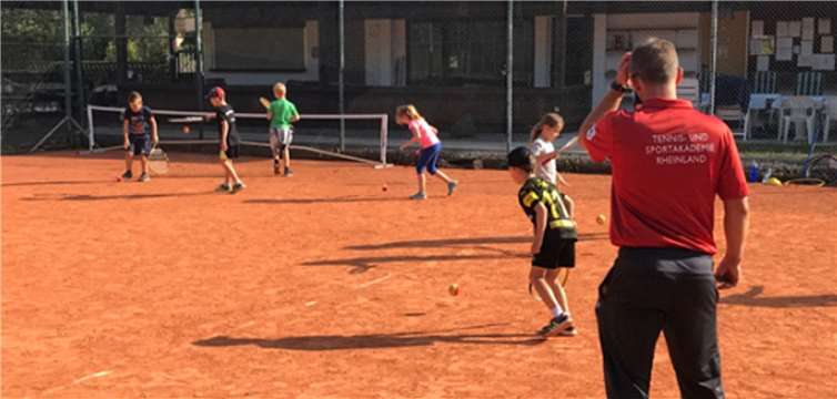 Die Kinder hatten viel Spaß auf der Tennisanlage. Foto: privat