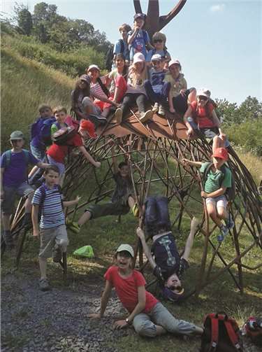 Die Kinder hatten viel Spaß auf der Wanderung.privat