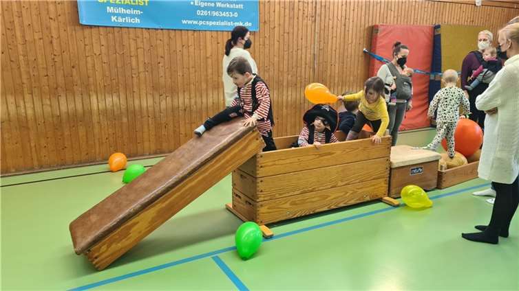 Die Kinder hatten viel Spaß beim Karnevalsturnen.  Foto: TV Vallendar