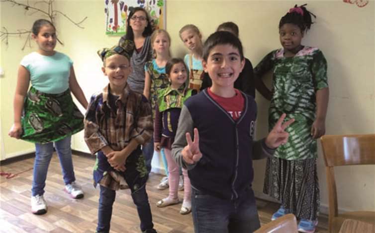 Die Kinder hatten viel Spaß beim „Treff am Ring“.privat