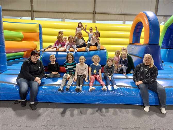 Die Kinder hatten viel Spaß im KinderpAHRadies. Foto: privat