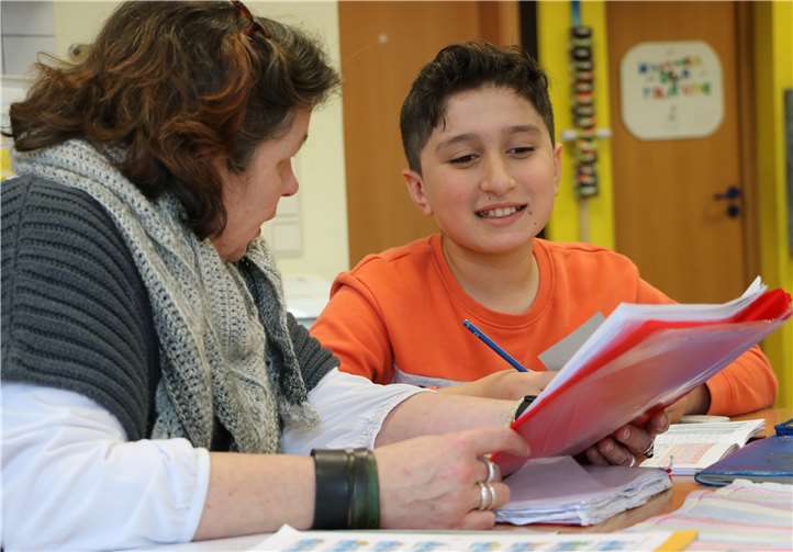 Die Kinder im Hort haben eine Stunde Zeit, ihre Hausaufgaben in Kleingruppen zu erledigen.Foto: privat