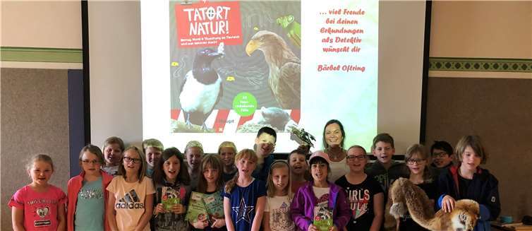 Die Kinder interessierten sich sehr für den Vortrag der Biologin. Foto: privat