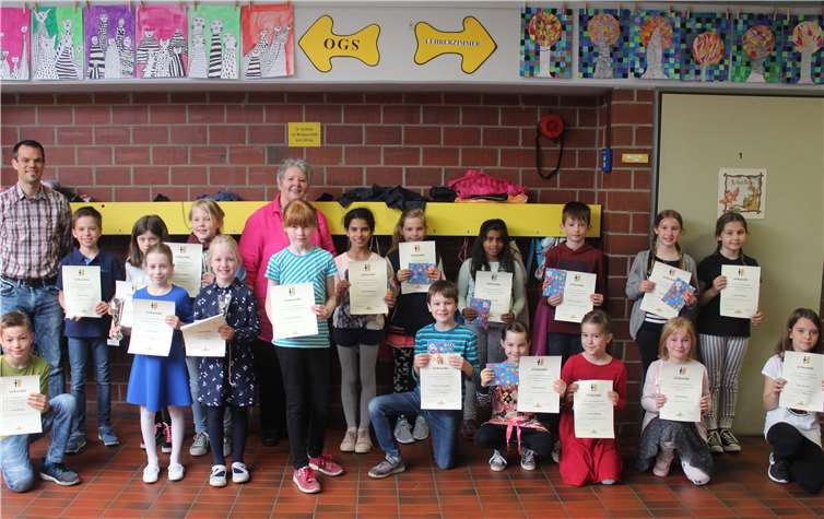 Die Kinder konnten die Jury mit ihrem Leseniveau beeindrucken. Foto: privat