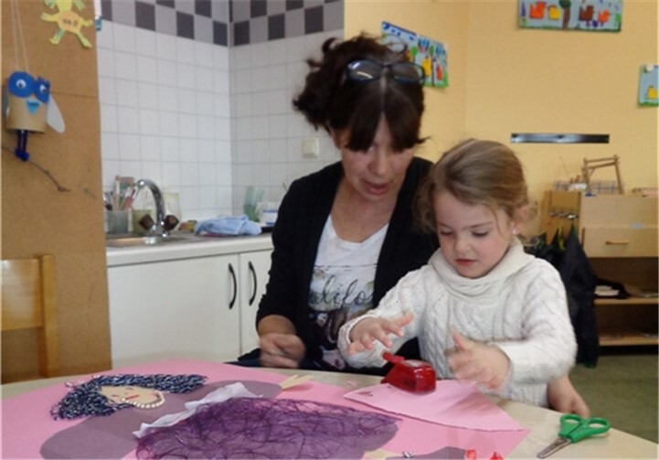 Die Kinder konnten ihrer Kreativität freien Lauf lassen.