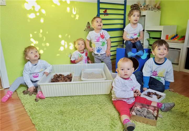 Die Kinder lernten mit allen Sinnen.Foto: Kindertagespflege Bambini