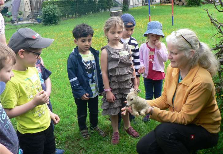 Die Kinder lernten viel über den Lebensraum Wiese.Privat