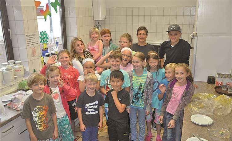 Die Kinder lernten während ihrer Ferienfreizeit, wie sie gesund essen und sich genügend bewegen. Privat