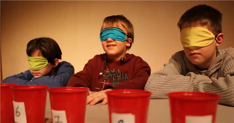 Die Kinder ließen ihrer Kreativität freien Lauf. privat