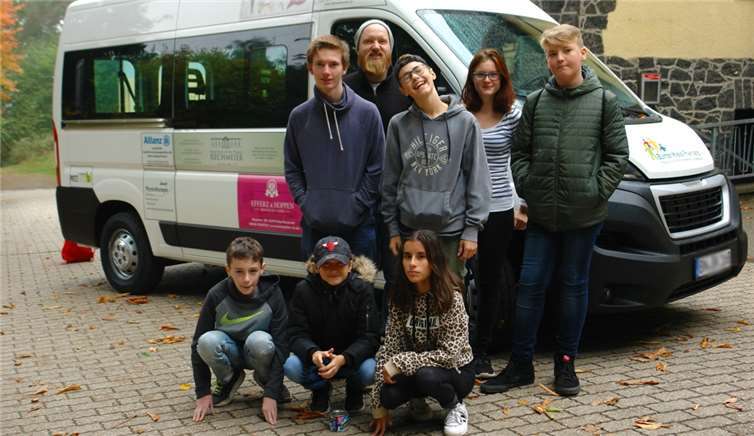 Die Kinder mit Betreuer Andreas Kuhn.Foto: privat