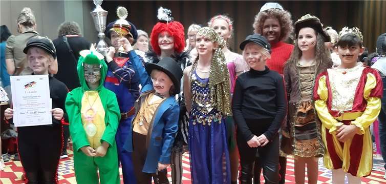 Die Kinder sind stolz auf ihre Leistung. Foto: privat