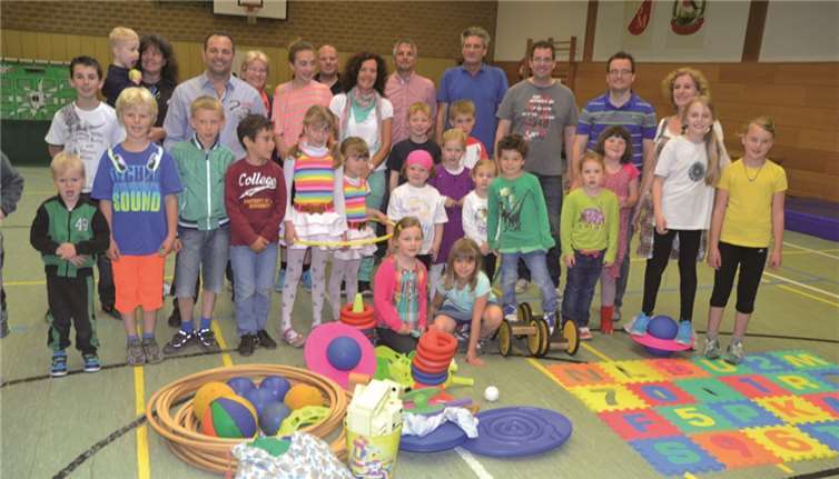 Die Kinder standen bei der Jubiläumsfeier des SV Swisttal im Mittelpunkt. WEIGERT