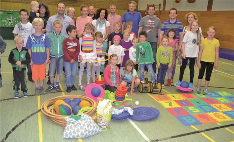 Die Kinder standen bei der Jubiläumsfeier des SV Swisttal im Mittelpunkt. WEIGERT