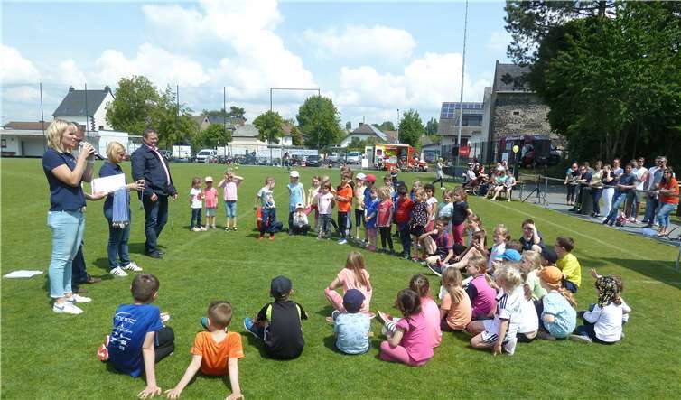Die Kinder standen bei dieser Veranstaltung im Mittelpunkt. Beim Spendenlauf konnten sie gemeinsam 916 Runden sammeln. Foto: privat