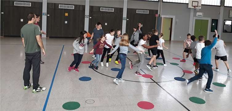 Die Kinder übten verschiedenste Szenarien.Privat