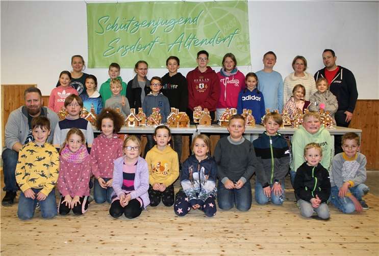 Die Kinder und Jugendlichen der Schützenjugend. Foto: Christian Klein