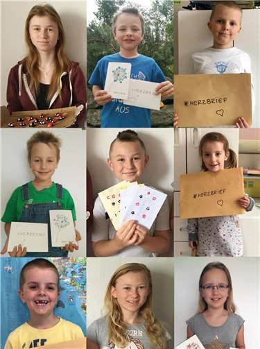 Die Kinder und Jugendlichen der Schützenjugend sind fleißig bei der Aktion „#herzbriefe“ dabei.Foto: Sebastianusschützen Altendorf-Ersdorf