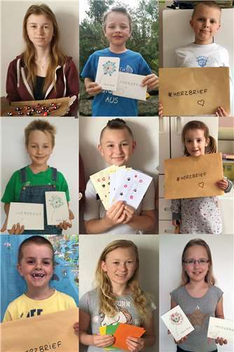 Die Kinder und Jugendlichen der Schützenjugend sind fleißig bei der Aktion „#herzbriefe“ dabei.Foto: privat