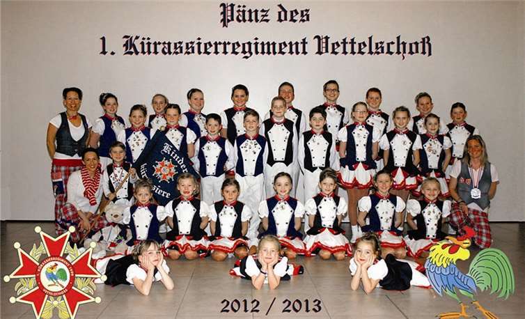 Die Kinder und Jugendlichen vom 1. Kürassierregiment. privat