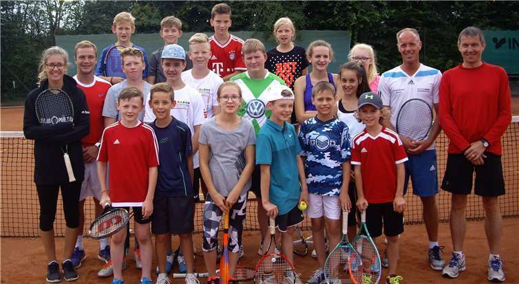 Die Kinder und Jugendlichen vom TC Obere Grafschaft würden sich über Zuwachs freuen. Foto: privat