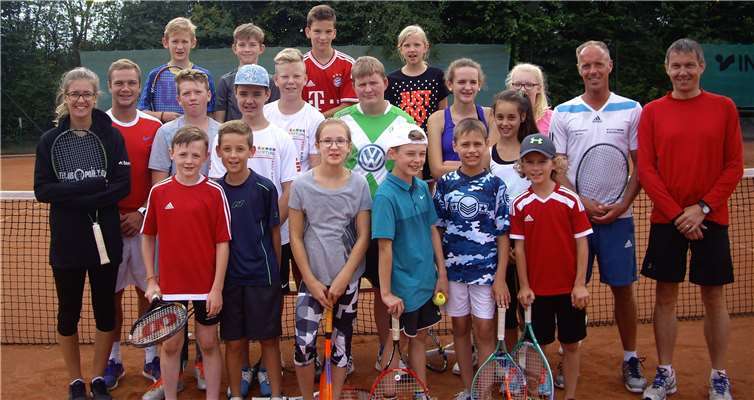 Die Kinder und Jugendlichen vom TC Obere Grafschaft würden sich über Zuwachs freuen.Foto: privat