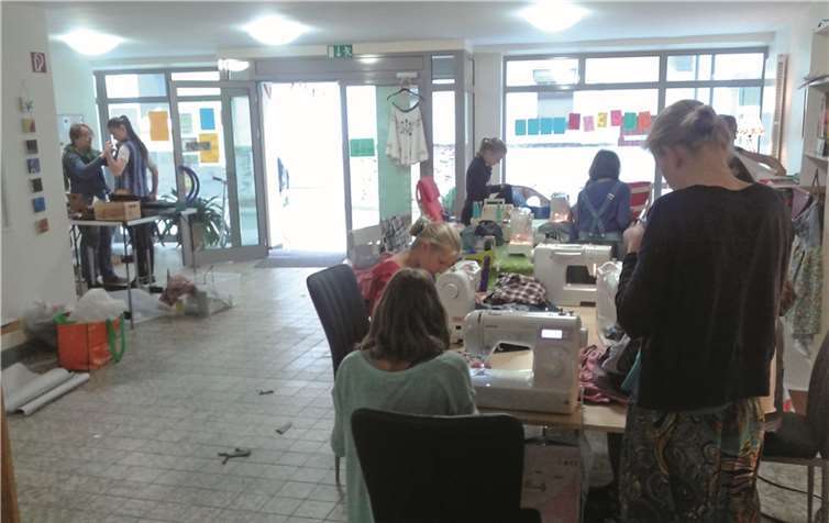 Die Kinder und Jugendlichen waren mit großem Elan bei der Sache.