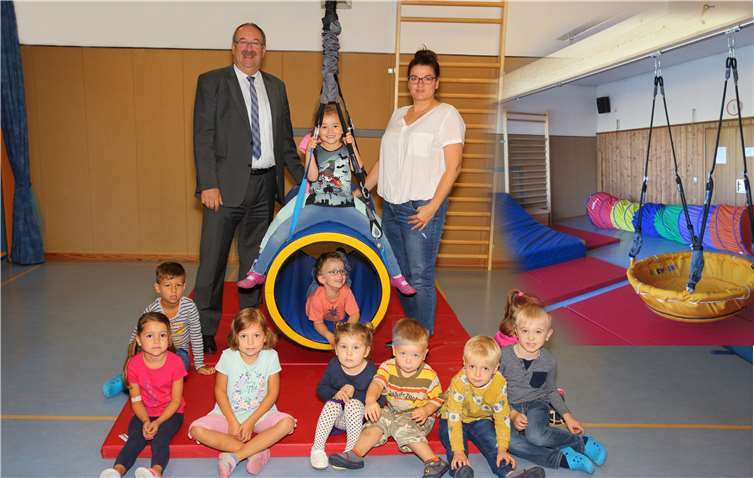 Die Kinder und das Team der Kita St. Mauritius sind dankbar an alle, die es gemeinsam möglich gemacht haben, solch eine große Anschaffung zu tätigen.privat