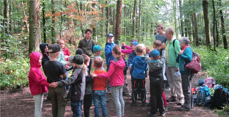 Die Kinder verbrachten viel Zeit in der Natur.Foto: privat