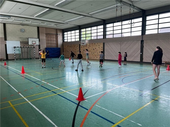 Die Kinder versuchten sich an unterschiedlichen Sportarten. Foto: SRC Heimbach-Weis 2000 e.V.