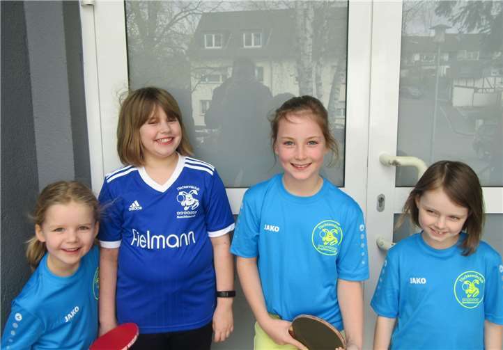 Die Kinder vom TTC Buschhoven sind mit viel Freude, Tatendrang und Ehrgeiz im Tischtennisspiel dabei.Foto: privat