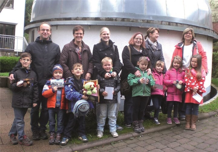 Die Kinder waren begeistert undmit vollem Elan bei der Führung dabei. privat