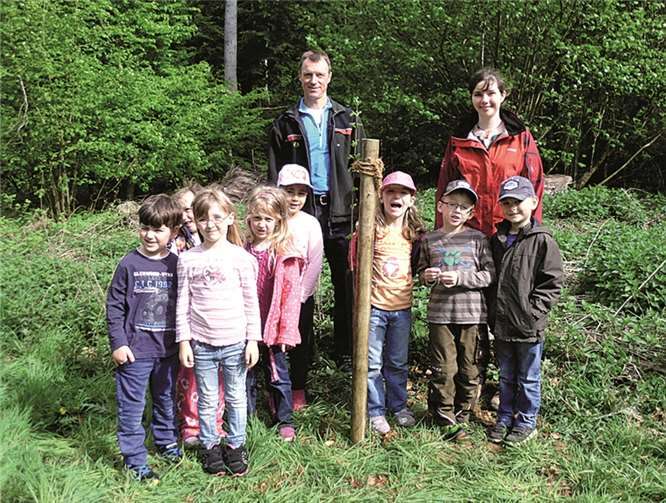 Die Kinder waren mächtig stolz auf ihre Leistung.privat