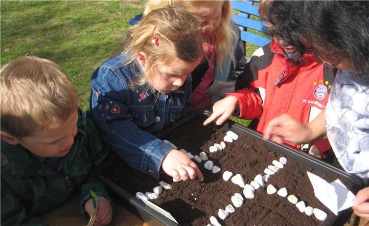 Die Kinder waren mit Begeisterung dabei. privat