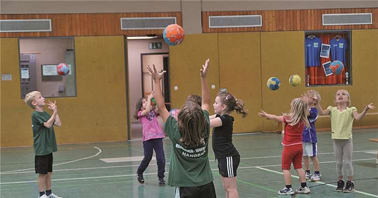 Die Kinder waren mit großem Spaß bei der Sache. privat