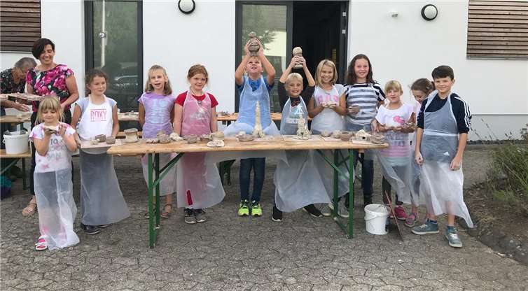 Die Kinder waren mit großer Begeisterung bei der Sache.Privat
