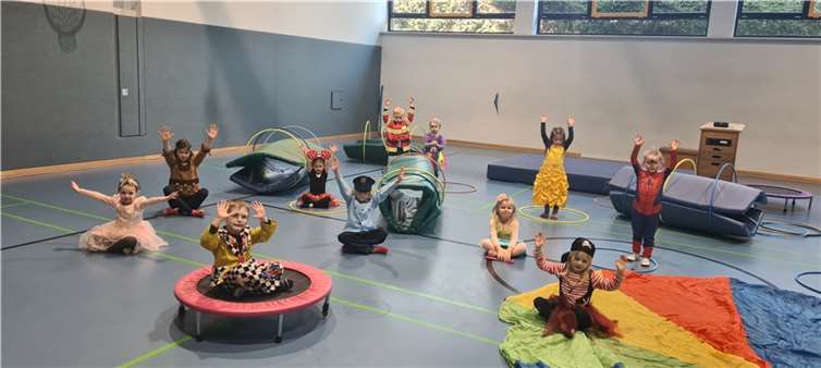 Die Kinder waren mit ihren Verkleidungen sehr kreativ.  Foto: privat