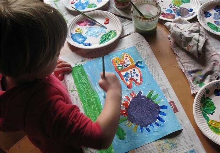  Kunst im Kindergarten 