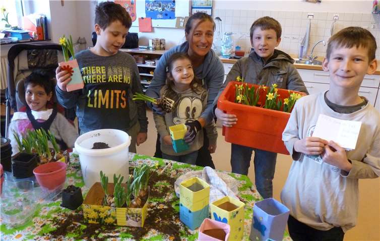 Die Kinder waren mit viel Spaß bei der Sache.Foto: privat
