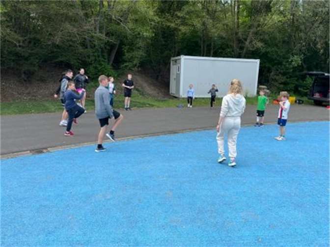 Die Kinder wurden erfolgreich für Bewegung mobilisiert.  Foto: SRC Heimbach-Weis 2000 e.V.