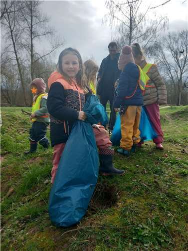 Die Kinder zeigten tollen Einsatz. Quellen: Kita Lehpfad