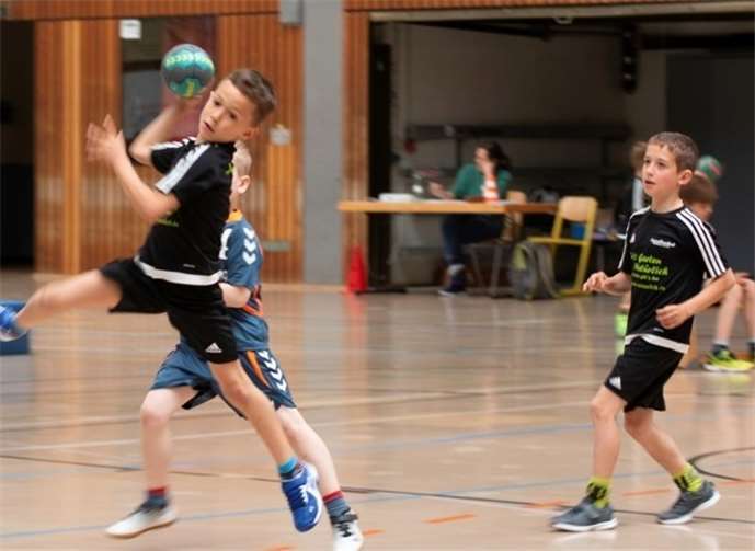 Die Kinder zeigten tollen Handball.