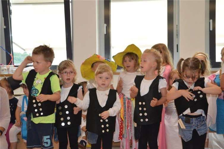 Die Kinder zeigten, was sie von den einzelnen Berufen gelernt hatten. Foto: privat