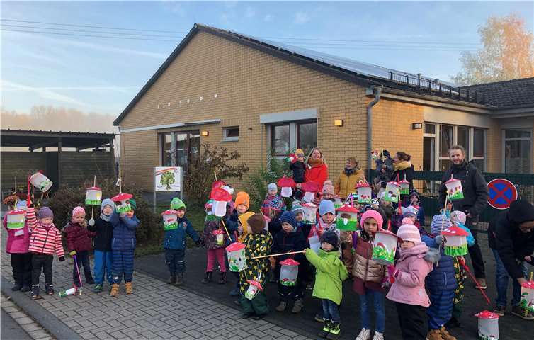 Die Kinder zogen durch die Straßen.Foto: privat