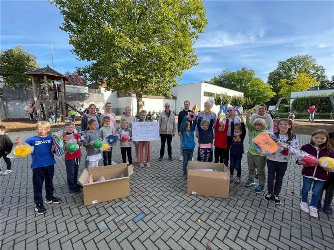 Die Kinderaugen strahlten bei der Übergabe der Spenden.Foto: privat