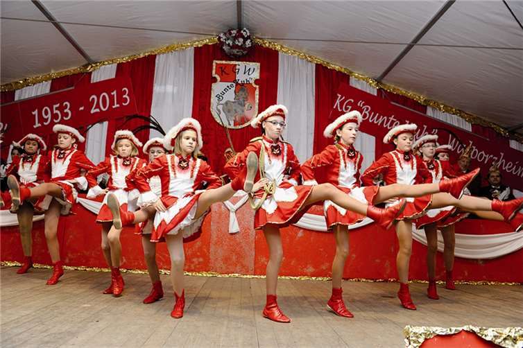 Die Kinderfunken zeigten ihre Tanzkünste.