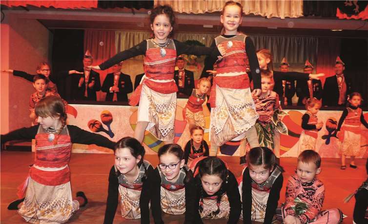 Die Kindergarde verzauberte ihr Publikum mit einer herzerfrischenden Choreografie.