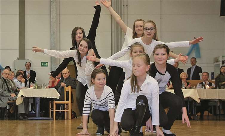 Die Kindergruppe von Barbara Ebertz meisterte ihren ersten Auftritt bravourös.
