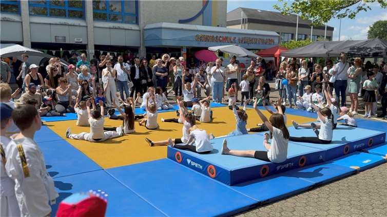 Die Kindergruppen begeisterten mit tollen Vorführungen. Quelle: Turnverein Weißenthurm