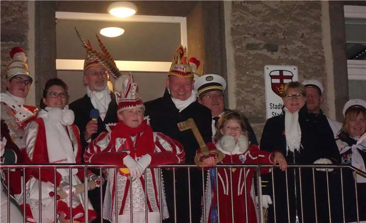 Die Kinderprinzen brachten das Stadthaus in ihre Gewalt. AO